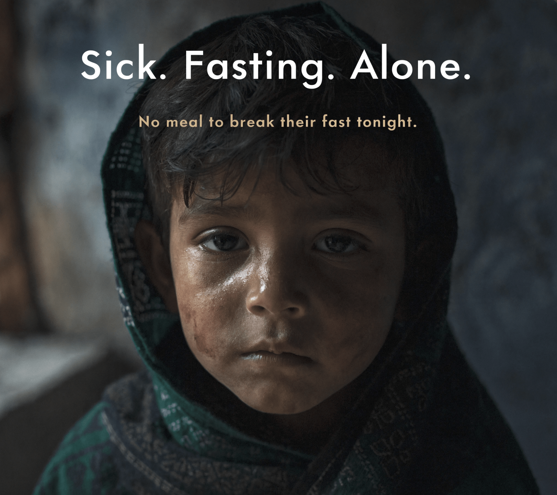 Child fasting alone during Ramadan